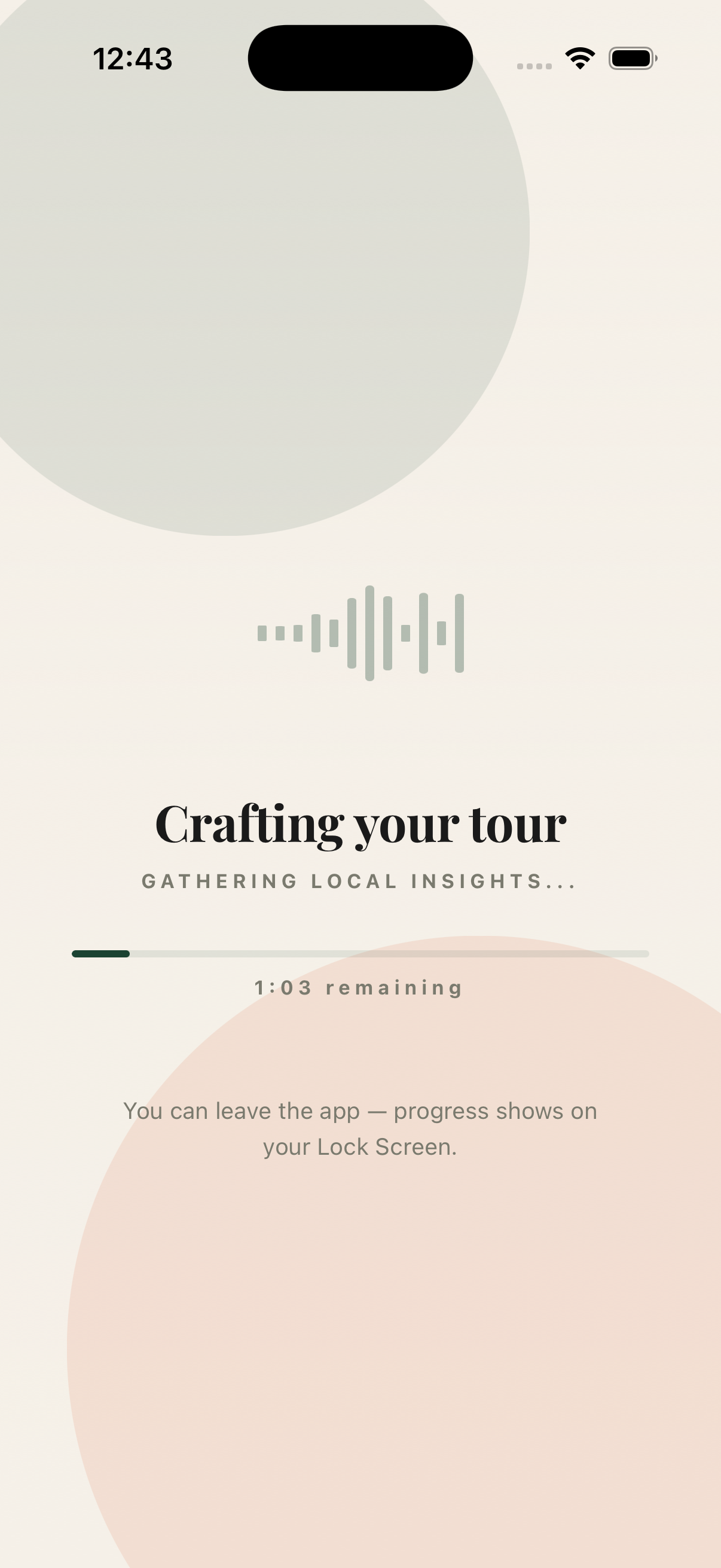 MyGuide building a tour