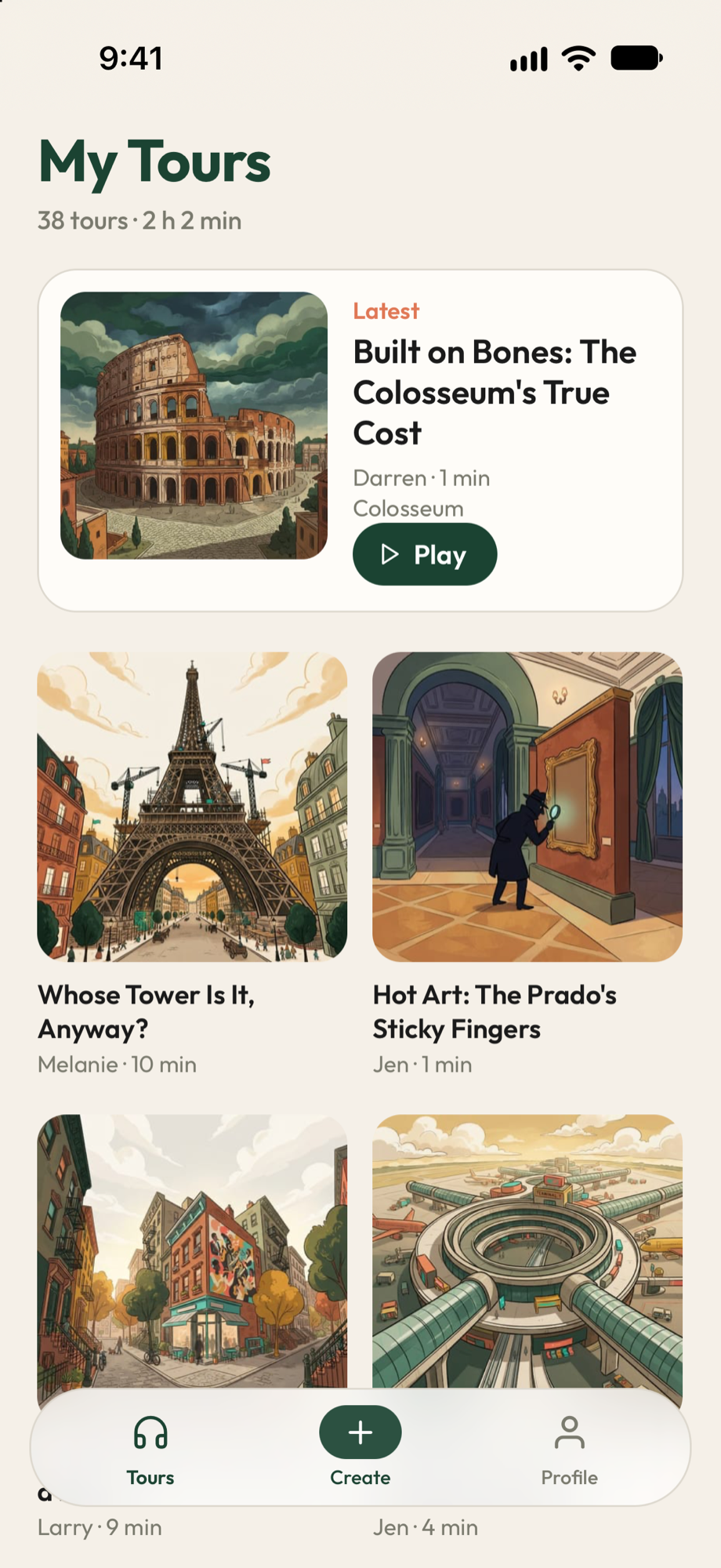 MyGuide tour library